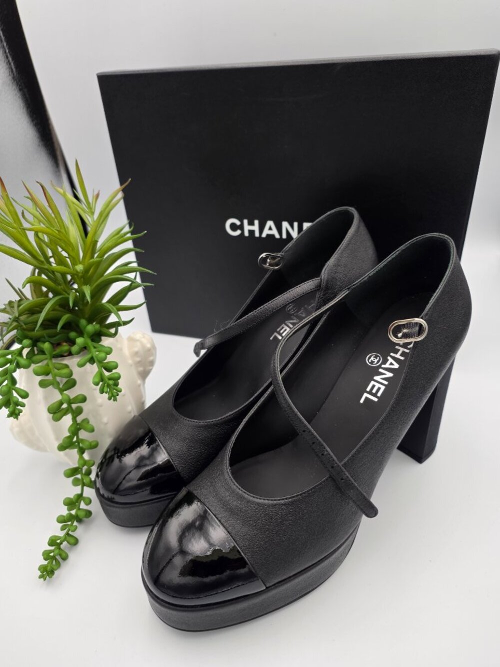 Chanel Platform Pumps Size 39.5 - Picture 4 of 11